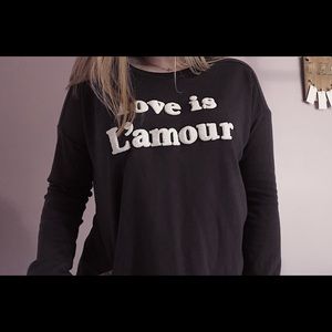 Blue French Crewneck